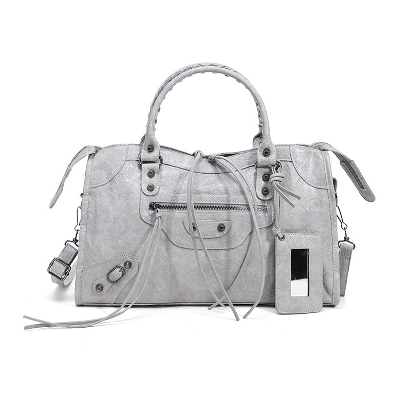 City bag gris clair